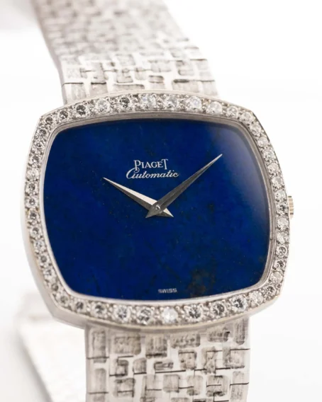 Piaget TV 12735 Lapis Lazuli Diamond 1970s - Image 2