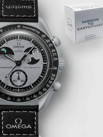 Swatch Moonswatch x Omega New Mission to EarthPhase Bioceramic Moonswatch