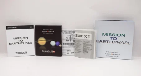 Swatch Moonswatch x Omega New Mission to EarthPhase Bioceramic Moonswatch - Image 8