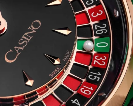 Buggati Jacob & Cobe Casino Premium Luxury Watch (Royal Red & Black) - Image 6