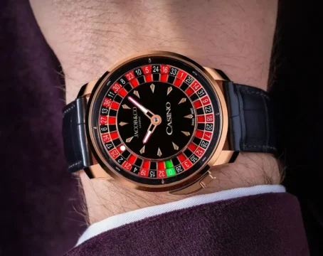 Buggati Jacob & Cobe Casino Premium Luxury Watch (Royal Red & Black) - Image 7